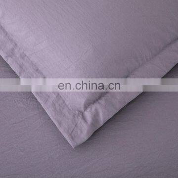 Hot Sell Ins Style Grey Purple 100% Microfiber 3 Piece Bed Sheet Set Full King Duvet Cover photo-6