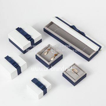 Custom Paper Box With Lid，Bowknot Jewelry Box, Ribbon Box, Ring Box, Necklace Box, Bracelet Box photo-3