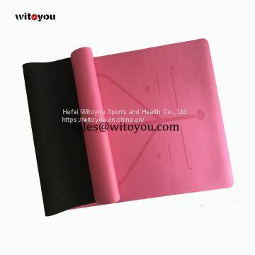 Eco Friendly PU Natural Rubber Yoga Mats Anti Slip Factory photo-2