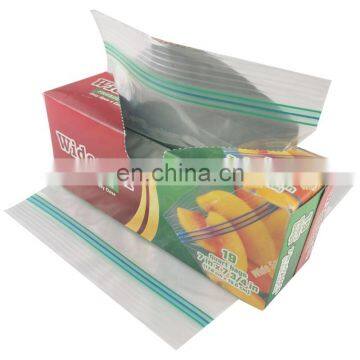 Factory Direct smell proof Reclosable LDPE triple seal zipper bag Food Storage Packaging plastic  bags