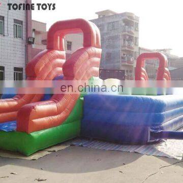 Interavtive Inflatable Big Baller Wipeout Course Challenge Game