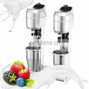 Milkshake machine Stainless Steel Milk Shake Machine Double Head Drink mixer Make Milks Foam/Milkshake Bubble Tea Machine