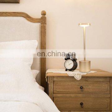 2021 New Products Outdoor Restaurant IP54 Waterproof Wireless USB Rechargeable Battery Cordless Led Table Lamp photo-5