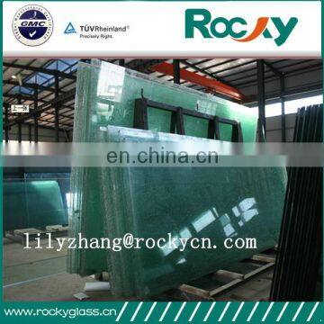 China High Quality Decorative Tempered Cracked Glass Broken Glass Table photo-4