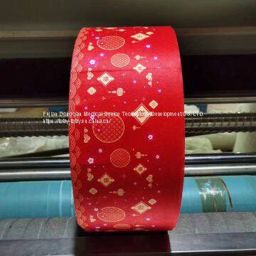 Sprunlaced printed non-woven cloth for children printed face mask cloth for home textile collection printed non-woven fabric