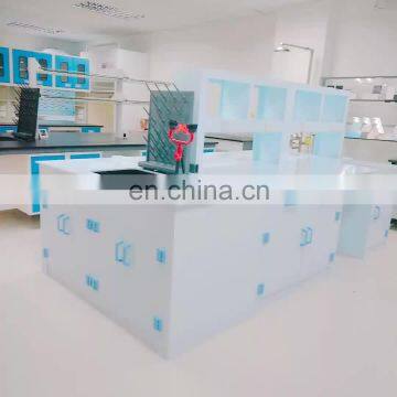 The latest design laboratory furniture strong acid and alkali resistant pp dental lab table