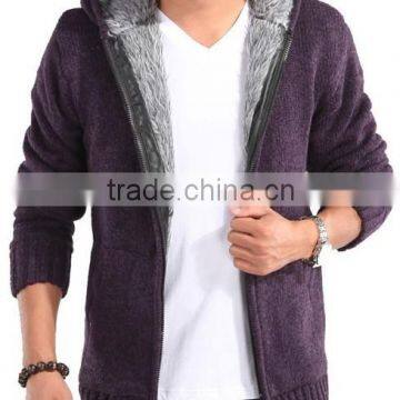 2015 New Casual Mens Slim Fit Zip Sweatshirt Hoodies Jacket Coat Fleece Hooded