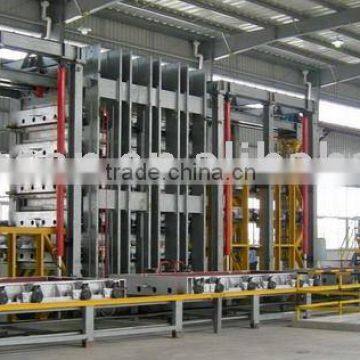 Particle board (PB) hydraulic press machine line