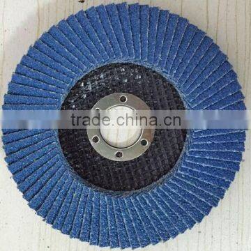 4.5" 5" aluminum oxide flap discs with fiberglass backing