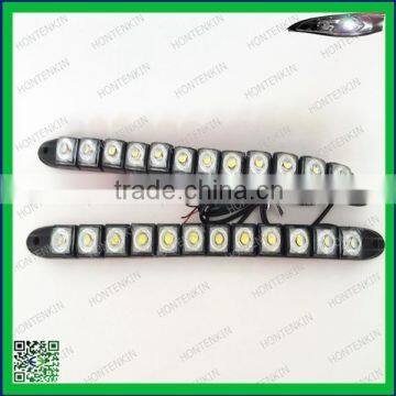 High Bright 12 LED DRL 12v Waterproof Led Lights photo-2