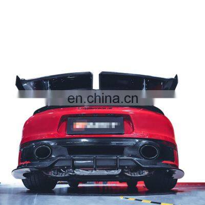 High Quality Carbon Fiber Rear Trunk Spoiler for Porsche 911 992 Track Spoiler for Carrare 992 photo-3