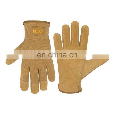 HANDLANDY Durable cotton working gloves construction gloves working mechanical gloves