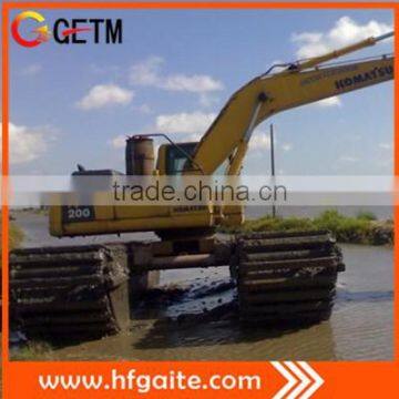 High quality Q345B steel fabricated 24t Construction machine marsh buggy