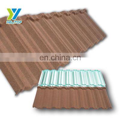 High quality metal roof tile Nosen Type stone coated roofing  sheets price