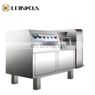 LONKIA Frozen Fish Dicer Fresh Meat Cube Cutting Machine Band Saw Frozen Fish Cutting Machine