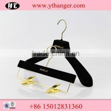 Plastic Clothes Hanger Black Pant Hanger