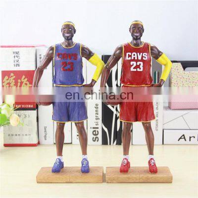 Creative Home Decoration Decoration Large Basketball Superstar James Resin Doll Hand