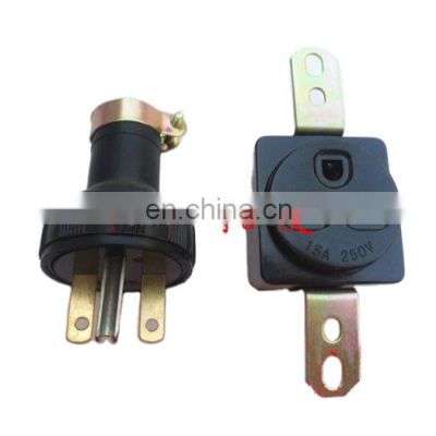 Gasoline generator ET950 straight mouth anti drop plug and socket