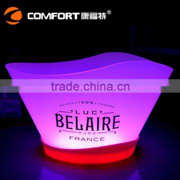 Used nightclub irregular shape large capacity led pp ice bucket