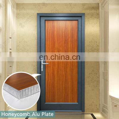 Waterproof honeycomb aluminum alloy plate front extirior door price for nepal market