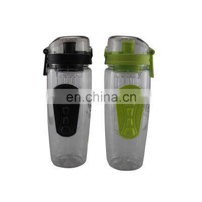Flip Top Lid Hydration 32 oz Large Infuser Water Bottle With Fruit Infuser photo-4