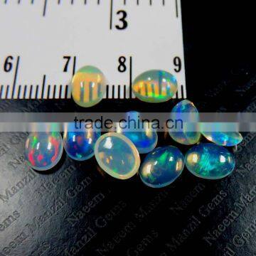 Ethiopian Opal 6x8 mm oval cabochon