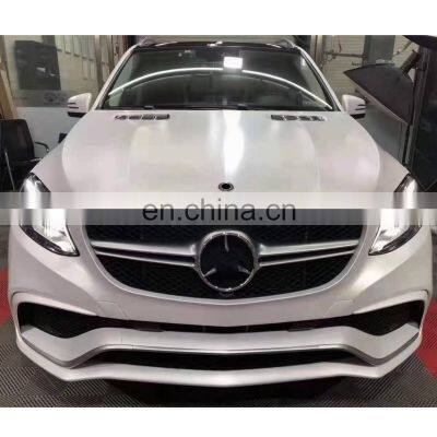 Performance GLE 63 AMG style body kit for Mercedes Benz ML W166 include front/rear bumper Hood Grille Fender