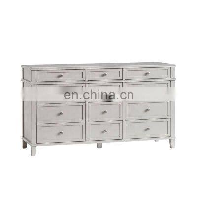 Extra Wide Simple Pattern Wooden Dresser With Spaciours Drawers for Bedroom photo-3