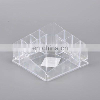 Cosmetics organizer plastic transparent acrylic organizer makeup drawer cosmetic storage box makeup organizer for lipstick