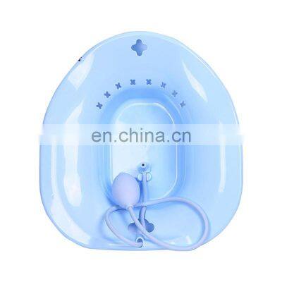 2021 Newest Safe Portable no Squat Squat-free Sitting Basin Steam Tub Healthy PP Toilet Chair Seat Bidet photo-5