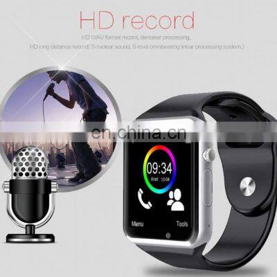 A1 BT Call Music Smart Watch Fitness Tracker Sport Pedometer Camera Message Reminder Smartwatch A1 photo-3
