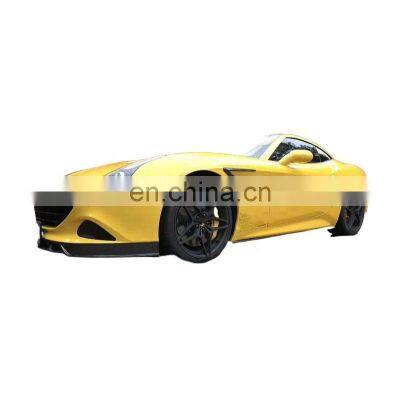 Runde Carbon Fiber Material Auto Car Parts Body Kit With front lip side skirts rear diffuser For Ferrari California T body kit