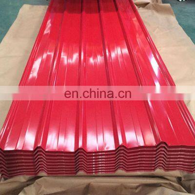 Hot sale ppgi color coated galvanized corrugated steel sheet