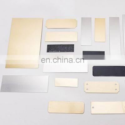 Rectangle blank stamping tags aluminum plate perforated sheet metal