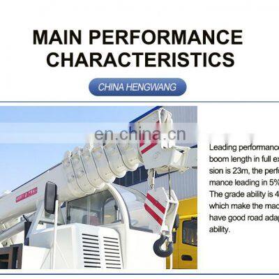 HENGWANG HW-Z8 Max. 8T Lifting Mobile Telescopic Truck Crane photo-3