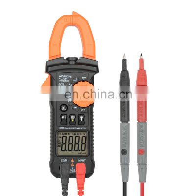 True RMS Mini Digital Clamp Meters AC/DC Current Voltage Auto Range VFC Capacitance Non Contact Multimeter