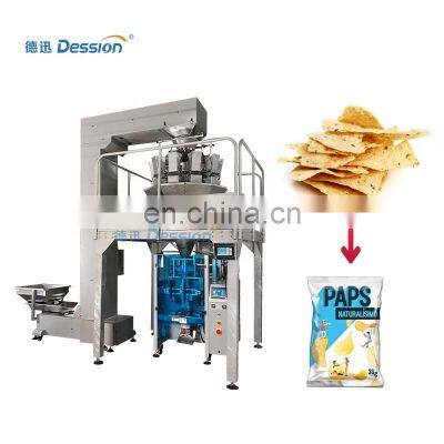 Custom packaging machine for potato chips snack food automatic packaging machine sachet granule type products packing machine