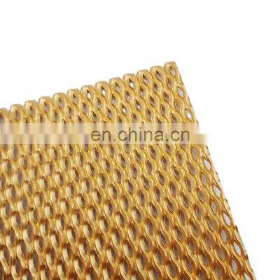 Anodized decorative aluminum expanded metal mesh