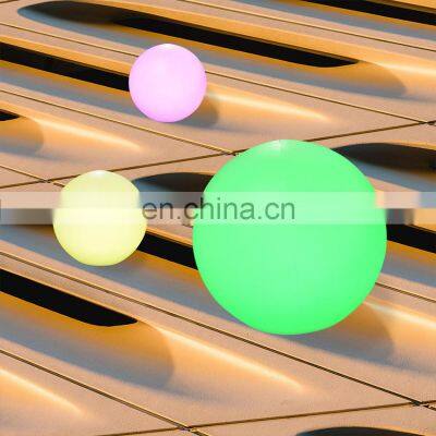 Pool Ball 400mm Waterproof IP67 Hanging Ball Lanterns Outdoor Furniture Holiday Lighting Stage Lights Glowing Ball LED