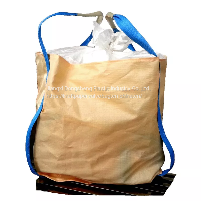 2000kg 1000kg Waterproof pp fibc fabric u-panel big bag for cement