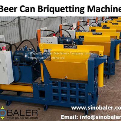 Beer Cans Briquetting Machine, Aluminum Beer Cans Baler – SINOBALER