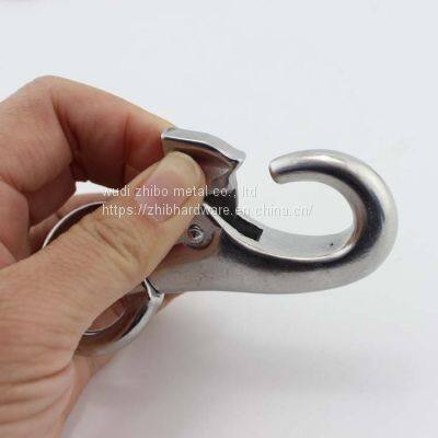 Marine Hardware 304/316 Stainless Steel Bull Swivel Snap Hook photo-4