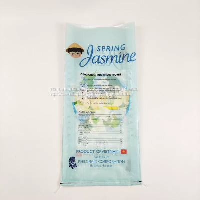 High Clarify Vacuum Plastic Heat Seal Nnlon Lldpe Laminated Rice Bag photo-2