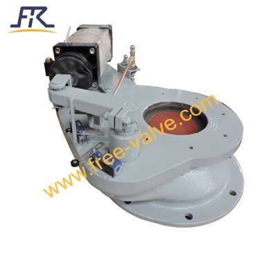 Pneumatic Metal Seated Rotary Disc Gate Valve