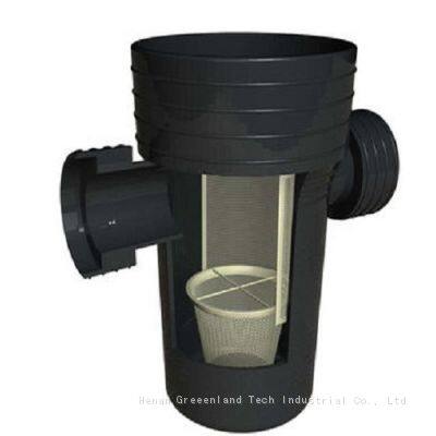 Efficient Rainwater Purification: Interceptor Basket for Seamless Drainage