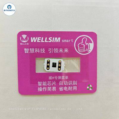 WELLSIM Smart SIM Unlocking Card For iOS 18 and iPhone 16 Series SIM Card Invalid Repair