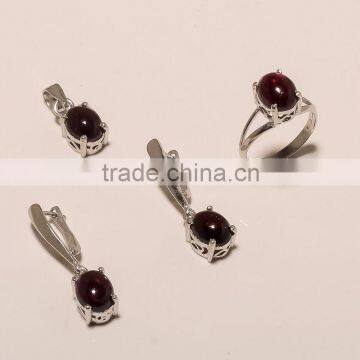 GARNET,LEMON TOPPAZSET ,925 sterling silver jewelry wholesale,WHOLESALE SILVER JEWELRY,SILVER EXPORTER,SILVER JEWELRY FROM INDIA