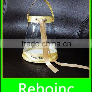 drawstring clear plastic bag