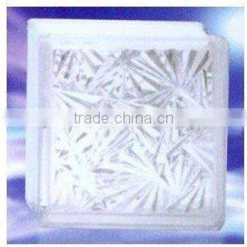 glass brick/China clear & colored cloudy glass brick