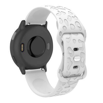 Nuevo brazalete. Correa de reloj de lazo elástico sencillo, grabado por láser con motivos de leopardo y mariposa, hebilla y correa de silicona para Huawei Watch 20mm 22mm